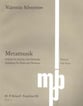 Metamusik-Full Score Orchestra Scores/Parts sheet music cover